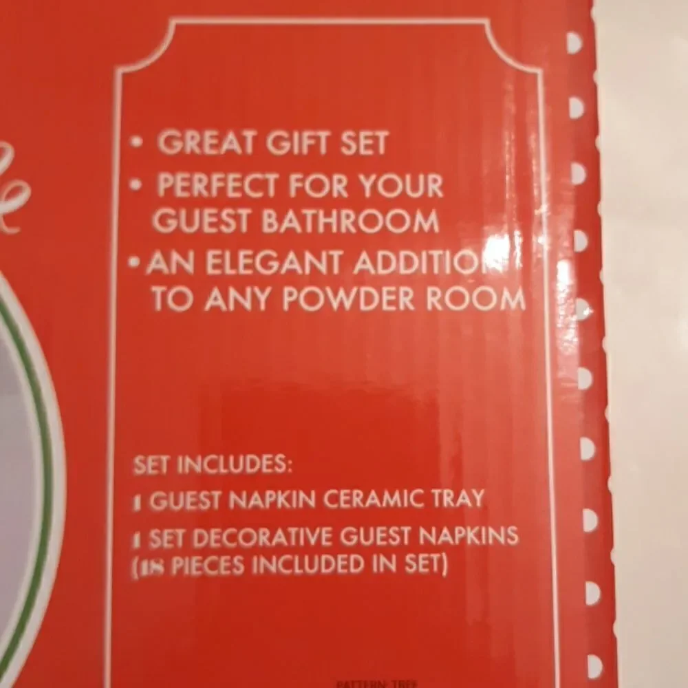 Winter Cheer Guest Napkin Tray